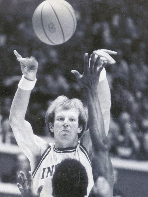IU's Kent Benson scored 15 points in IU's lopsided win over Virginia Tech, Dec. 20, 1975.