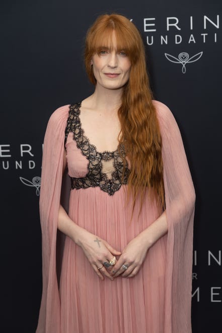 NEW YORK, NEW YORK - SEPTEMBER 12: Florence Welch attends the Kering Caring For Women Dinner at The Pool on September 12, 2023 in New York City. (Photo by Joy Malone/Getty Images)