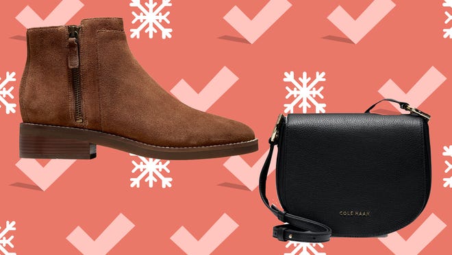 Shop leather shoes and bags at Cole Haan's Black Friday event.
